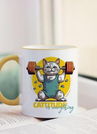 Чашка с котиком
