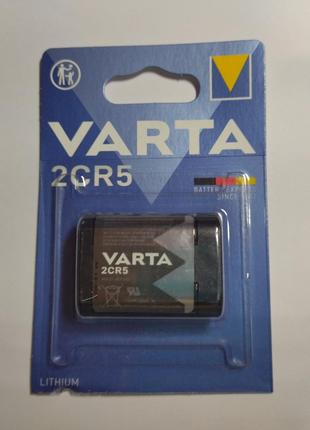 Батарейка литиевая VARTA 2CR5 LITHIUM 6V 1pc blister card