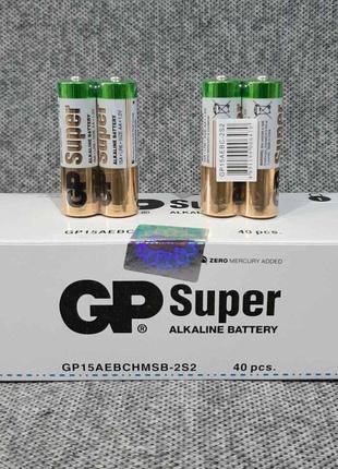 Батарейки GP super alkaline LR6 AA