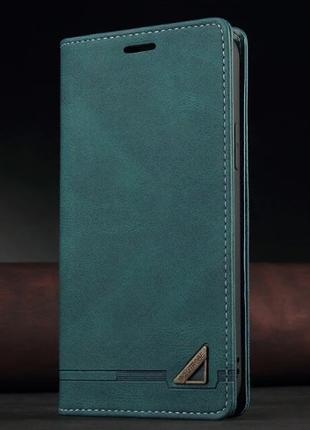 Чехол книжка на магните G.Q. для Xiaomi Redmi Note 8T зеленый ...