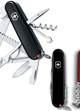 Нож Victorinox Swiss Army Huntsman черно-красный ll
