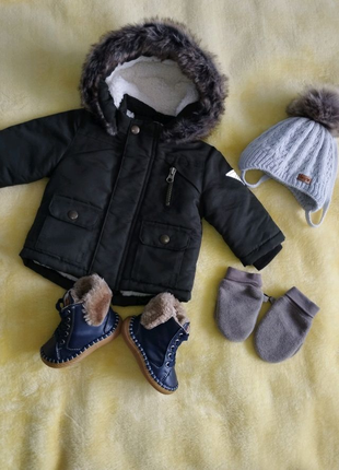 Зимовий одяг на хлопчика 1-3міс