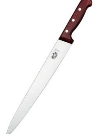 Нож кухонный для нарезки слайсами Victorinox Wood 30 см, розов...