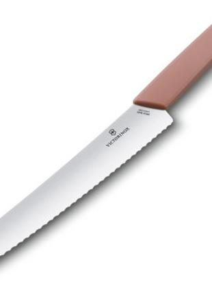 Нож кухонный для хлеба Victorinox Swiss Modern, серрейтор, 22 ...