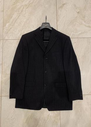 Пиджак черный balmain жакет блейзер мужской винтажный