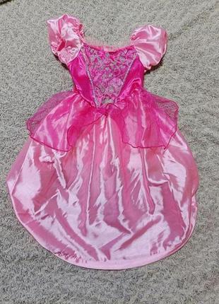 Карнавальное платье аврора спящая красавица 5-6 , 6-7 лет