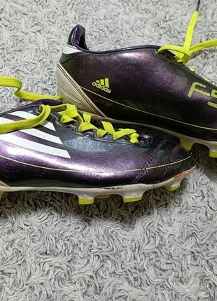 Футбольні бутси, копи adidas f50 31,5 розмір 20 см