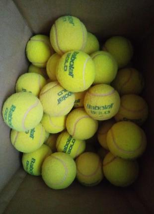 Теннисные мячи б/у 10 шт. мячики б/у для собак