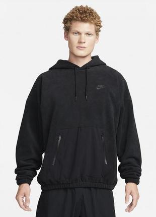 Худі nike club fleece polar fleece pullover hoodie black