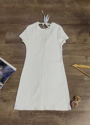 Платье белое платье river island, размер xxs/xs