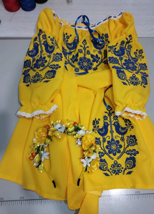 Сукня  вишиванка  для дівчинки  р.86-158