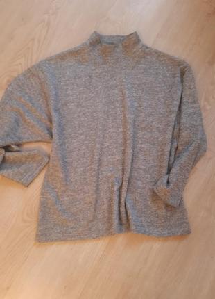 Гольф водолазка свитер бадлон под шею теплый ангоровый