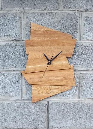 Крупные деревянные часы для интерьера, настенные часы для диза...