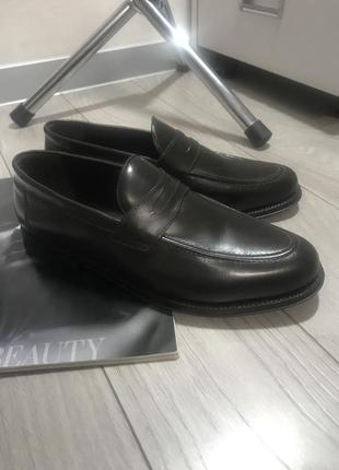 Туфли лоферы мужские кожаные от clifford james p9,5 (29см)