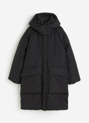 Зимова куртка h&amp;m пальто пуховик штучний батал пальто xxl