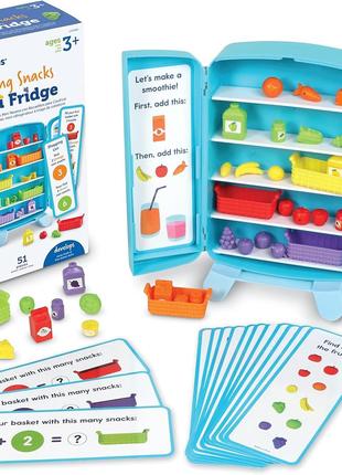 Игровой набор для сортировки и счета «Мини холодильник» Learni...