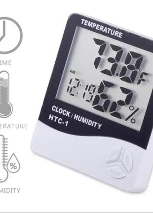 Цифровой гигрометр термометр измеритель влаги и температуры ок...