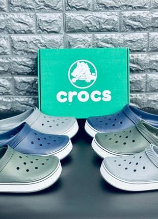 Мужские кроксы crocs шлёпанцы крокс 40-46