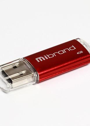 Flash Mibrand USB 2.0 Cougar 4Gb Red