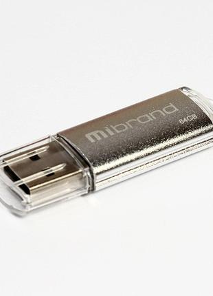 Flash Mibrand USB 2.0 Cougar 64Gb Silver