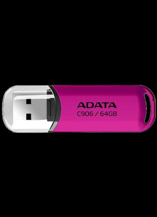 Flash A-DATA USB 2.0 C906 64Gb Purple Pink