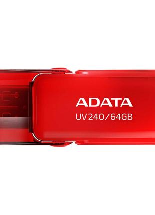 Flash A-DATA USB 2.0 AUV 240 64Gb Red