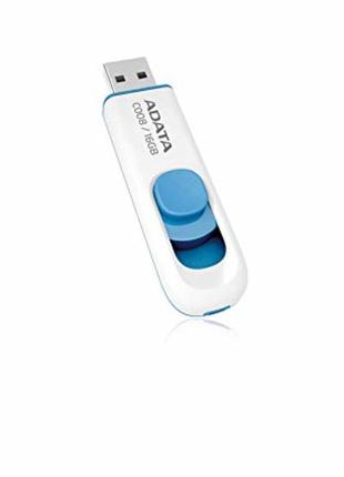 Flash A-DATA USB 2.0 C008 16Gb White/Blue