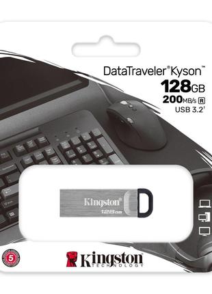 Flash Kingston USB 3.2 DT Kyson 128GB Silver/Black