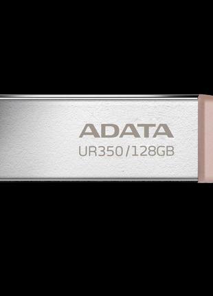 Flash A-DATA USB 3.2 UR 350 128Gb Silver/Beige