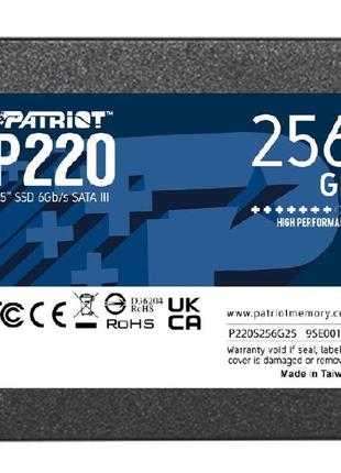 SSD Patriot P220 256GB 2.5" 7mm SATAIII