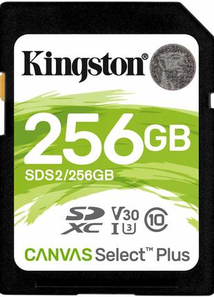 SDXC (UHS-1 U1) Kingston Canvas Select Plus 256Gb class 10 V10...