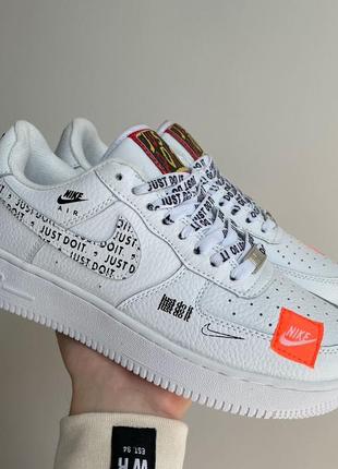 Кроссовки nike air force 1 low “just do it” white