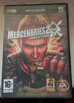 PC dvd game Mercenaries 2 World in Flames Боги и гегералы