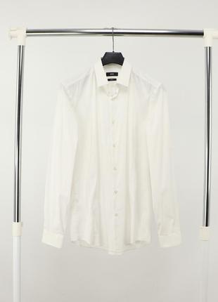 Мужская белая рубашка thugo boss / оригинал &lt;unk&gt; 38/15 ...