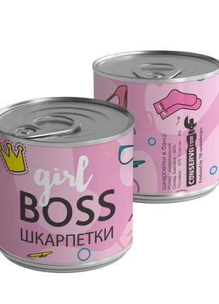 Консерва-шкарпетка "Girl boss" UKR розмір універсальний