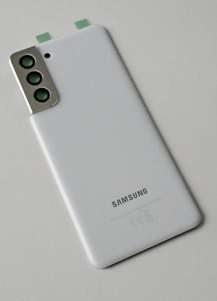 Задняя крышка Samsung Galaxy S21 5G G991B со стеклом камеры, ц...