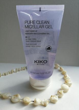 Kiko clear micellar gel міцелярний гель kiko milano pure clean...