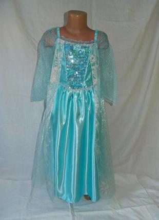 Карнавальна сукня ельзи, холодне серце на 7-8 років