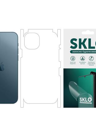 Захисна гідрогелева плівка SKLO (тил+грани) для Apple iPhone S...