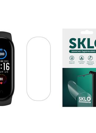 Захисна гідрогелева плівка SKLO (екран) 4шт. для Xiaomi Mi Band 5