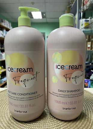 Набір для всіх типів волосся Inebrya Frequent Ice Cream Daily ...