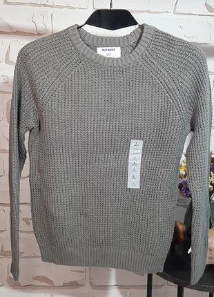 Стильный вязаный свитер для мальчика на 8 и 10-12 лет old navy