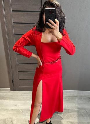 Сукня 
цвет: красный 
размер: 42-44, 46-48, 50-52