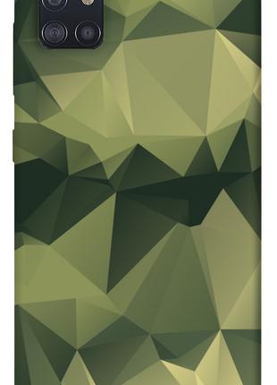 Чехол itsPrint Треугольный камуфляж 2 для Samsung Galaxy M51
