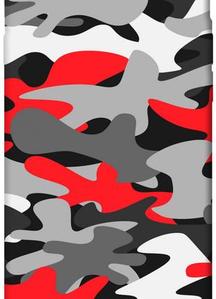 Чехол itsPrint Красно-серый камуфляж для Apple iPhone 6/6s plu...