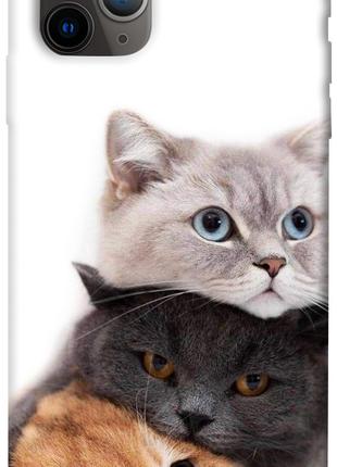 Чехол itsPrint Три кота для Apple iPhone 11 Pro (5.8")