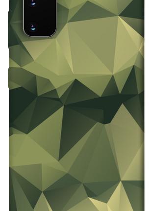 Чехол itsPrint Треугольный камуфляж 2 для Samsung Galaxy S20