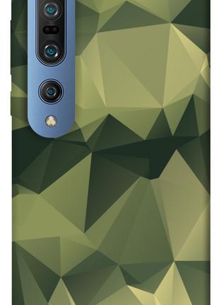 Чехол itsPrint Треугольный камуфляж 2 для Xiaomi Mi 10 / Mi 10...