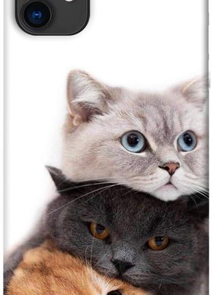 Чехол itsPrint Три кота для Apple iPhone 11 (6.1")