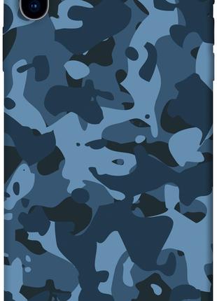 Чехол itsPrint Синий камуфляж для Apple iPhone X (5.8")